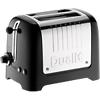 Dualit Toaster 2 Slices Stainless Steel Lite 1100W Black Gloss
