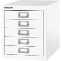 Bisley Desktop Drawer H125NL-AB9 5 Drawers White 279 x 380 x 325 mm