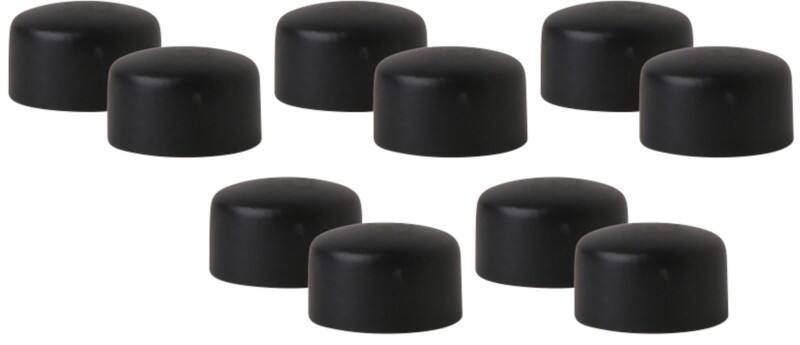 Viking Whiteboard Magnets Black 0.8 kg bearing-capacity 10 mm Pack of 10