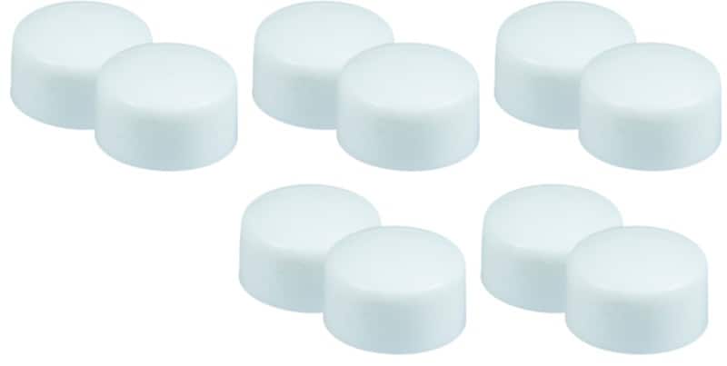 Viking Whiteboard Magnets White 0.8 kg bearing-capacity 10 mm Pack of 10