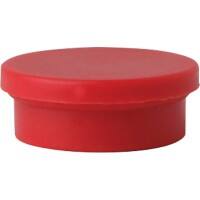 Viking Whiteboard Magnets Red 1.1 kg Bearing Capacity 20 mm Pack of 10