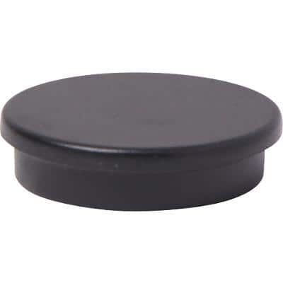 Viking Whiteboard Magnets 30 mm Black 3 x 3 cm Pack of 10