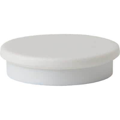 Viking Whiteboard Magnets White 3 x 3 cm Pack of 10