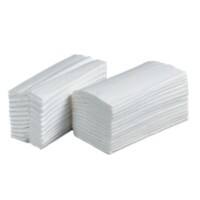 Office Depot 2-ply paper towels bright white S-fold - box of 20 sleeves