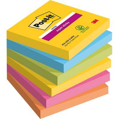 Post-it 5X Pads Yellow 76x76 mm Plus 1 Free