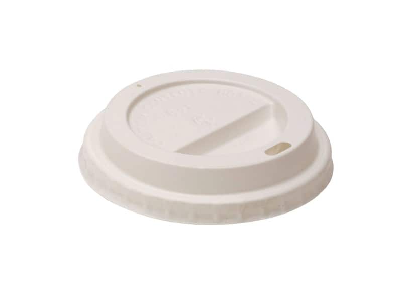 SEM Cup Lids Paper 237ml White Pack of 100
