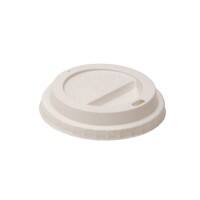 SEM Cup Lids Paper 237ml White Pack of 100