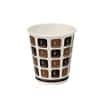 SEM Disposable Cups Paper 300ml Brown & White Pack of 50
