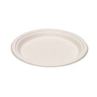 Disposable Plates Paper 17cm White Pack of 100