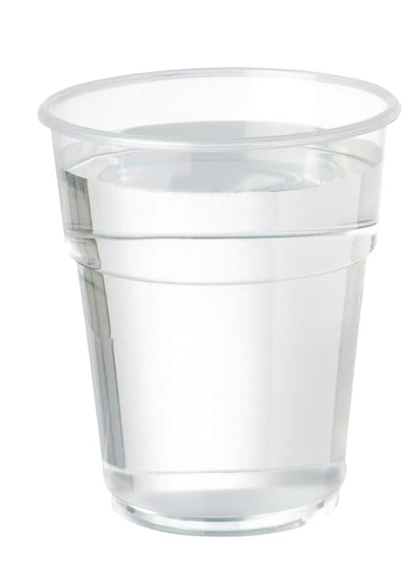 SEM Disposable Cups Plastic 250 ml Transparent Pack of 100