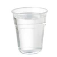 SEM Disposable Cups Plastic 250ml Transparent Pack of 100
