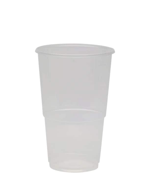 SEM Disposable Tumblers Plastic 284ml Transparent Pack of 50