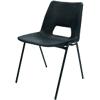 Advanced Moulds Stacking Chair AC1-BLACKX4 Black Pack of 4