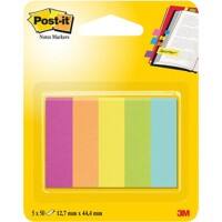 Post-it Index Flags 15 x 50 mm Assorted 50 x 5 Pack