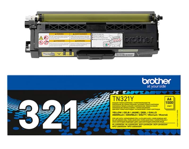 Brother TN-321Y Original Toner Cartridge Yellow