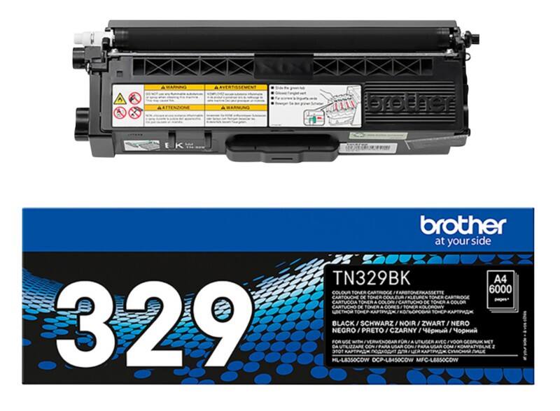 Brother TN-329BK Original Toner Cartridge Black