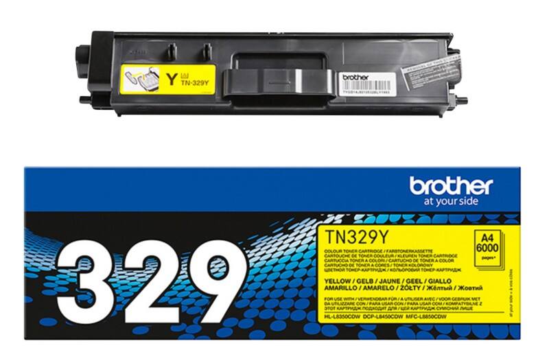 Brother TN-329Y Original Toner Cartridge Yellow
