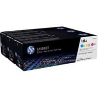 HP 131A Original Toner Cartridge U0SL1AM 3 Colours Pack of 3