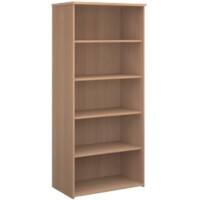 Dams International Bookcase with 4 Shelves Universal 800 x 470 x 1790 mm Beech