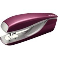 Leitz NeXXt Style Stapler 5562 Half Strip Garnet Red 30 Sheets 24/6, 26/6 Metal