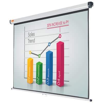 Nobo Wall Mounted Projection Screen 1902391W Format 16:10 150 x 104 cm