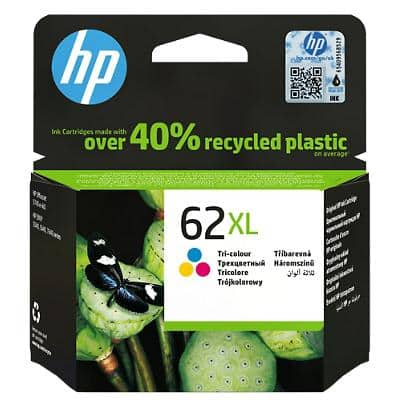 HP 62XL Original Ink Cartridge C2P07AE Cyan, Magenta, Yellow