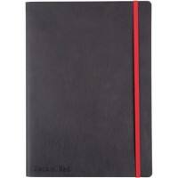OXFORD Black n' Red B5 Casebound Soft Cover Business Notebook Ruled and Numbered 144 Pages