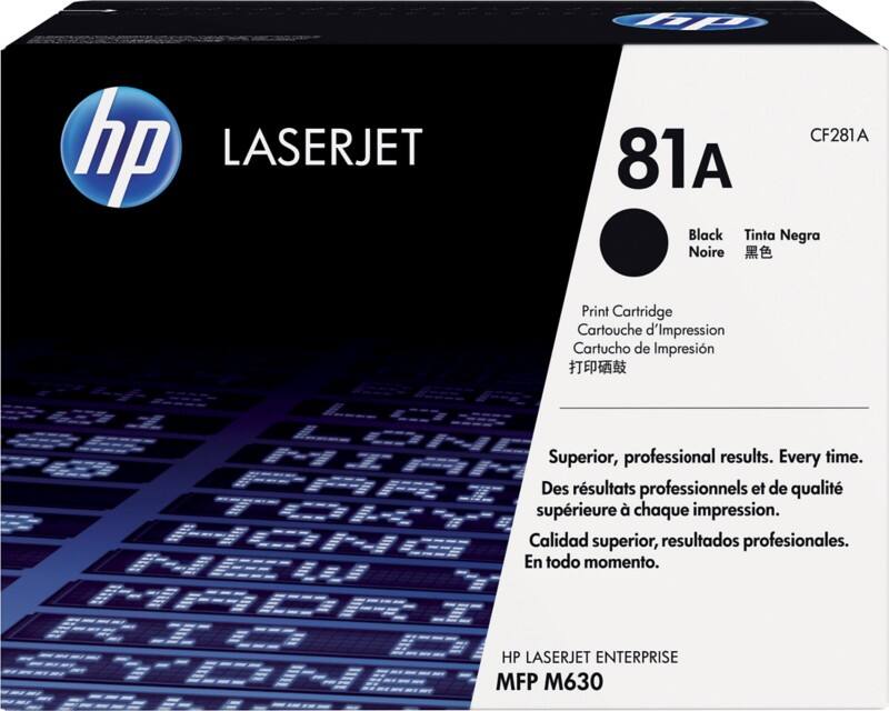 HP 81A Original Toner Cartridge CF281A Black