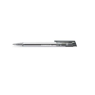 Staedtler 423M Retractable Ballpoint Pen Medium 0.4 mm Black Pack of 10