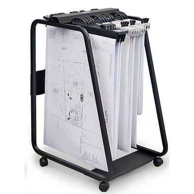 Arnos D061 Hang-A-Plan General Trolleys 550 x 730 x 990mm Black