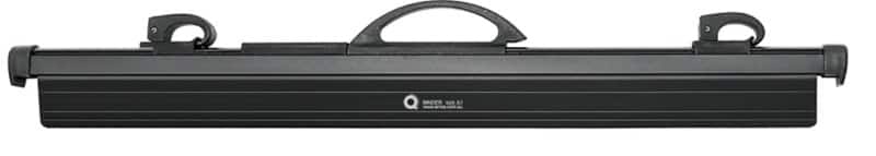 Arnos Quickfile Hang-A-Plan Front Loader Binder A1 Aluminium Black