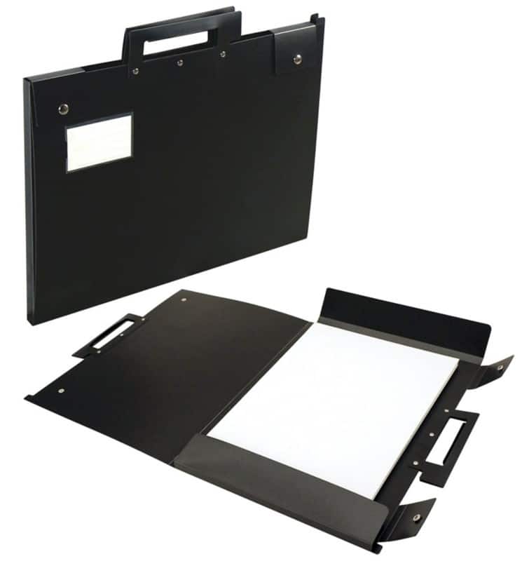 Arnos Portfolio A3 Black Polypropylene 44.5 x 2 x 38.5 cm