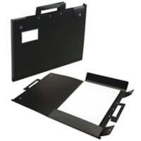 Arnos Portfolio A3 Black Polypropylene 44.5 x 2 x 38.5 cm