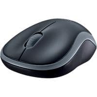 Logitech M185 Mouse Wireless No Bluetooth Grey, Black Suitable for Left-Handed Users