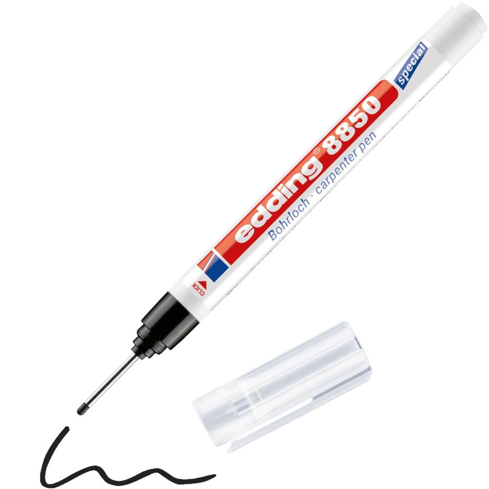 edding 8850 Permanent Carpenter Pen Black Fine Bullet 0.7 mm
