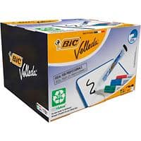 BIC Whiteboard Marker Velleda Drywipe 1701 Bullet Assorted 48 Pieces