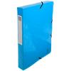 Exacompta Filing Box 59927E Turquoise Glossy Laminated Card 25 x 4 x 33 cm