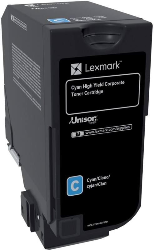 Lexmark Original Toner Cartridge 84C2HCE Cyan