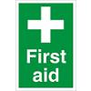 First Aid Sign First Aid Fluted Board 30 x 20 cm
