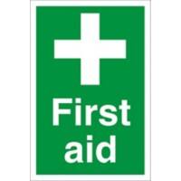 First Aid Sign First Aid PVC 30 x 20 cm