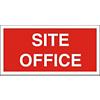 Site Sign Site Office Fluted Board 10 x 20 cm
