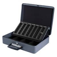 Pavo Money Manager Cash Box Key lock 368 x 280 x 115 mm Dark Grey