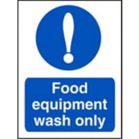 Catering Sign Food Equipment Vinyl 20 x 15 cm