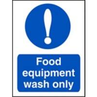 Catering Sign Food Equipment Vinyl 30 x 20 cm