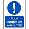 Catering Sign Food Equipment Vinyl 30 x 20 cm