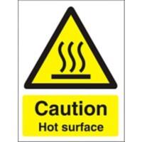 Catering Sign Hot Surface Vinyl 20 x 15 cm