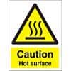 Catering Sign Hot Surface Vinyl 20 x 15 cm