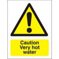 Catering Sign Very hot water Vinyl 30 x 20 cm