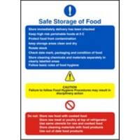 Catering Sign Safe Storage Vinyl 20 x 15 cm