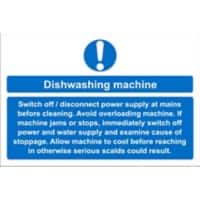Catering Sign Dishwasher Vinyl 15 x 20 cm